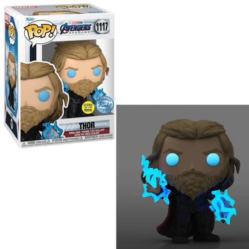 Funko Pop! Marvel Avengers Endgame - Thor with Thunder (Glows in the Dark) (Special Edition) #1117 Bobble-Head Фигура
