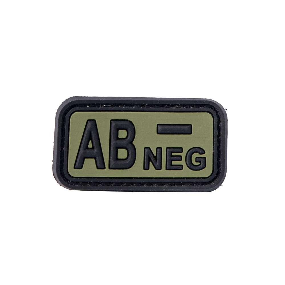 SECUBOR Лепенка гумена blood type rubber patch ab- (50mm*26mm)