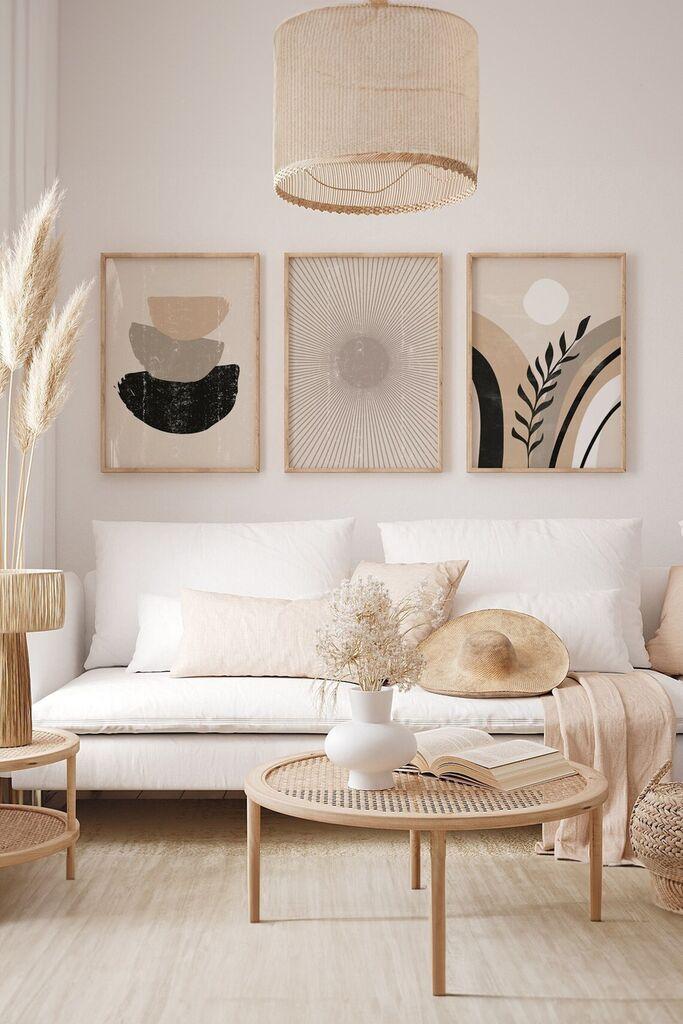 Сликање Wallity Artsycllct38, 3 дела, 33 x 48 см