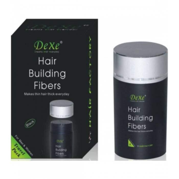 DEXE Влакна за коса hair building fiber Светло Кафено