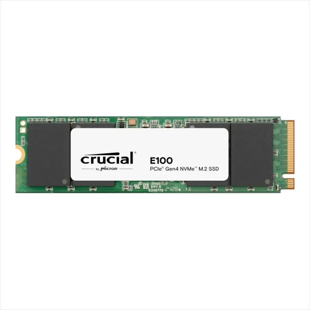 CRUCIAL Ссд Диск M.2 480Gb Crucial E100 Nvme Gen4 2.500Mb/S/4.700Mb/S Ct480E100SSD8