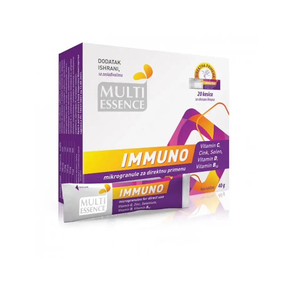 MULTI ESSENCE Имуно ќесички, сет 2 x 20 ќесички