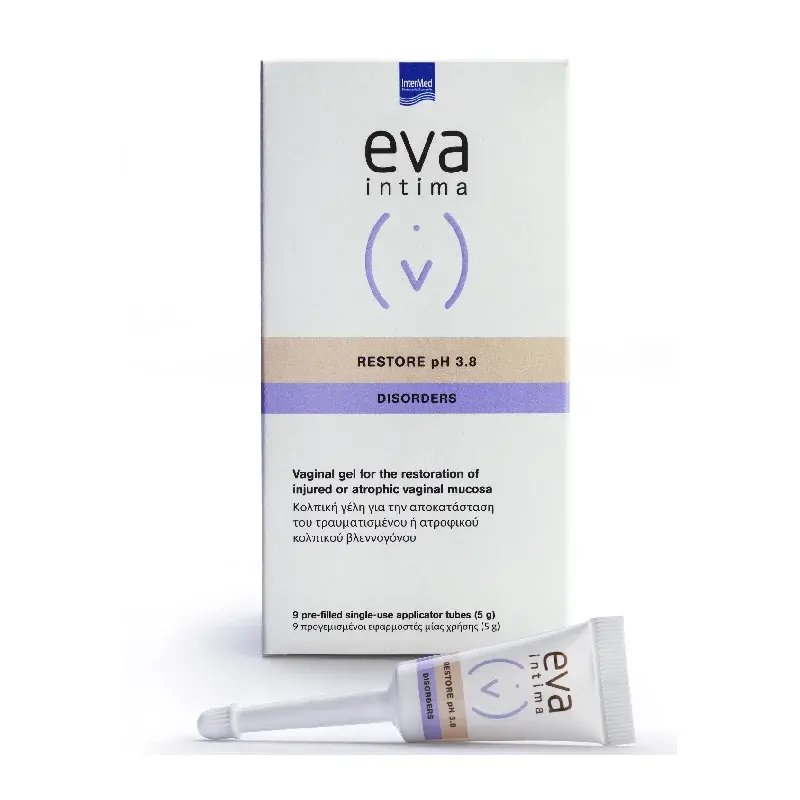 EVA INTIMA Restore гел pH 3.8, сет 2 x 9 апликатори