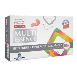 MULTI ESSENCE Витамини и минерали Adulti 50+, сет 2 x 30 таблети