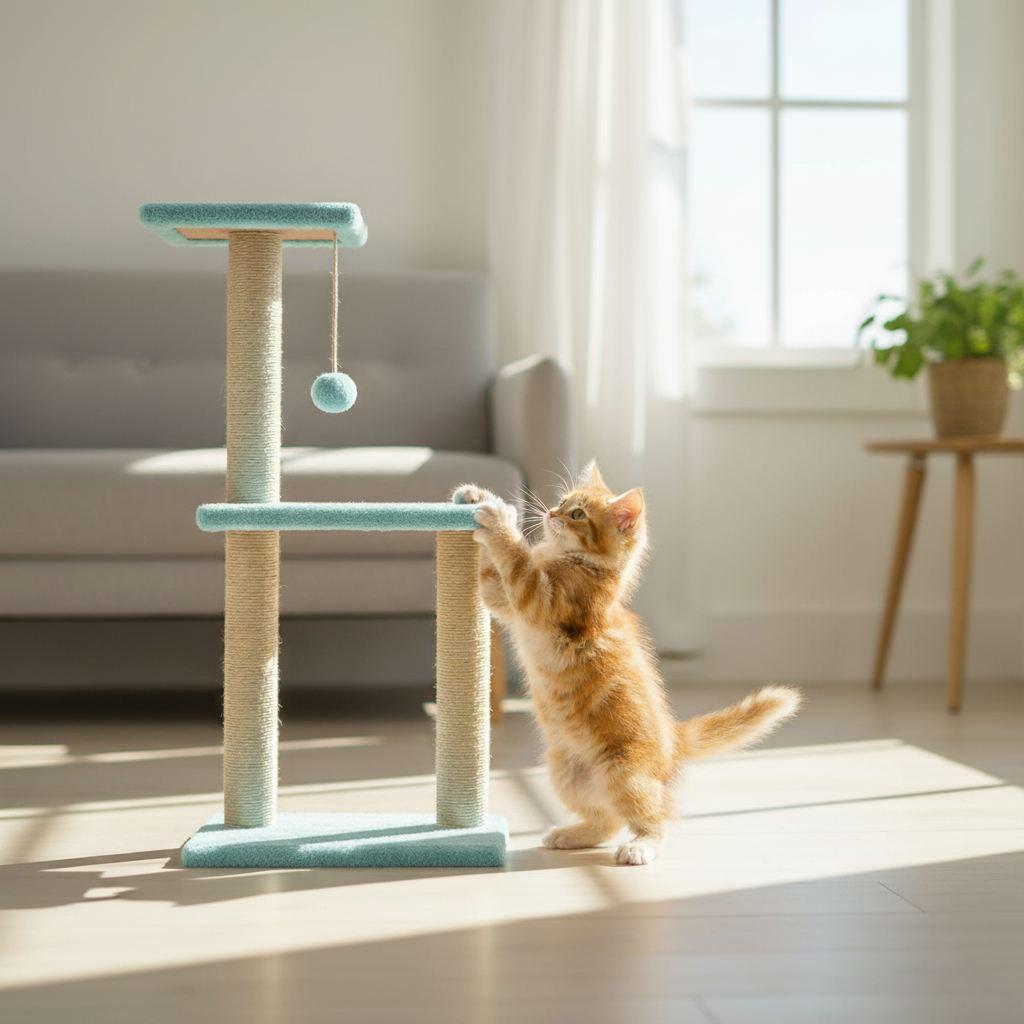 Гребелка за шепи и мустаќи за мачки Тина 1, сина