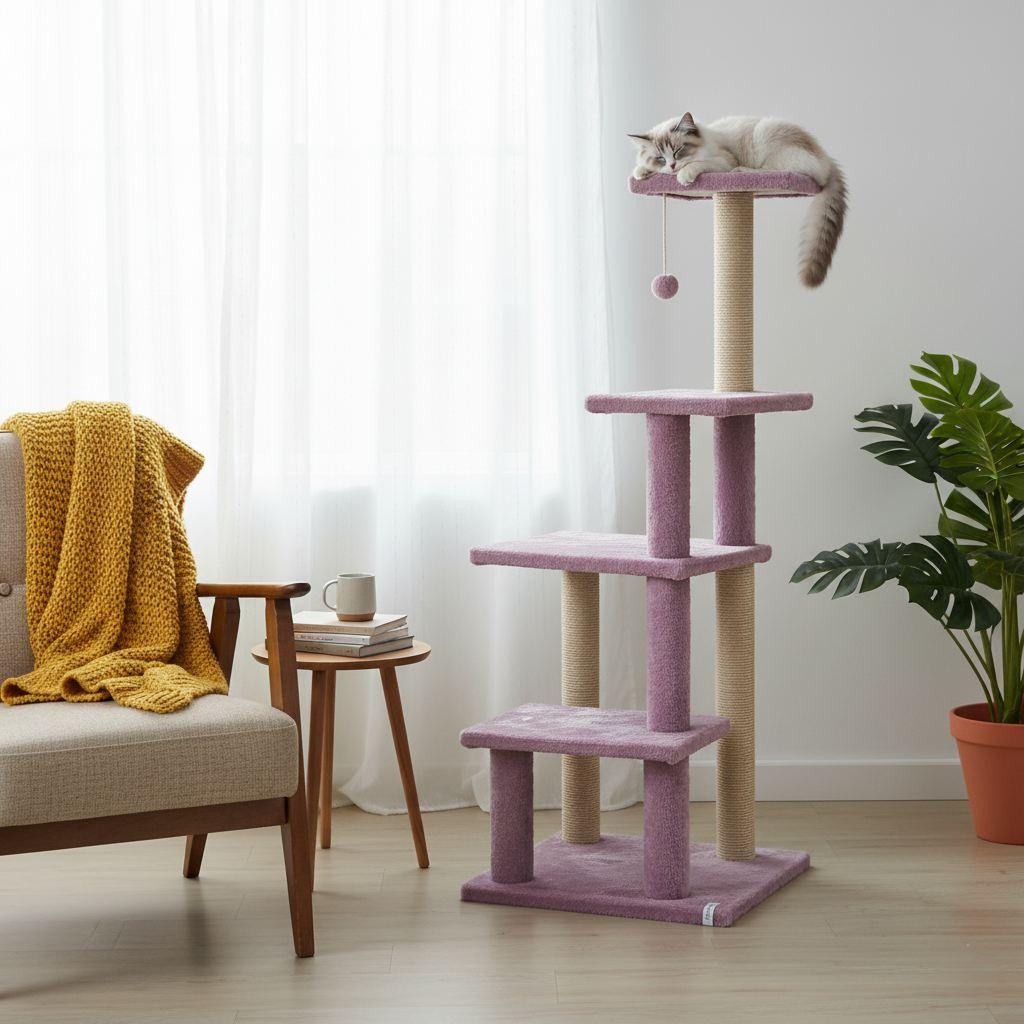 Гребалка за мачки „Шепа и мустаќи" Alessi, валкано розова