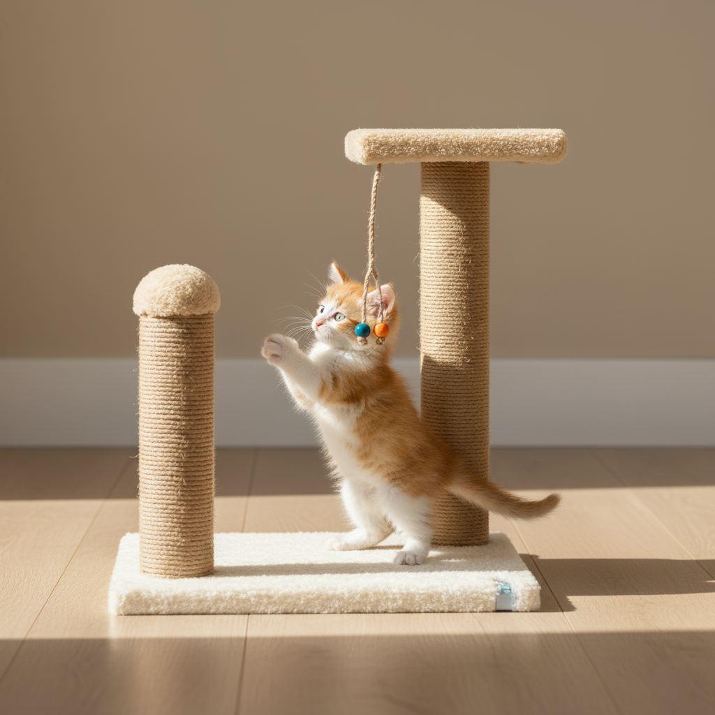 Гребалка за мачки „Шепи и мустаќи" Елза, беж