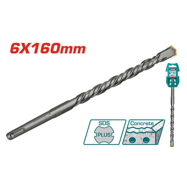 TOTAL Бургија Sds+ 6×160 Mm Tac310602 226574