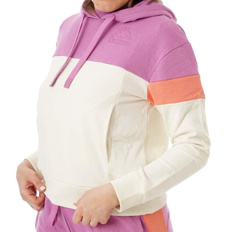 Женска дуксерка со качулка Kappa GIASMI, шарена