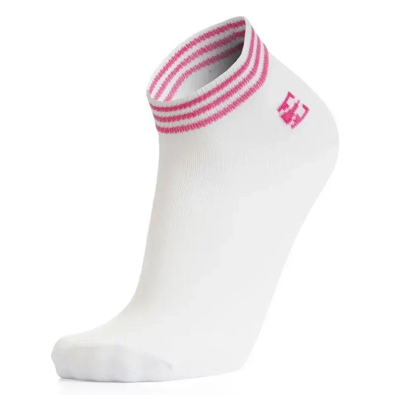 Чорапи за играчи за девојки Eastbound, бело-розеви