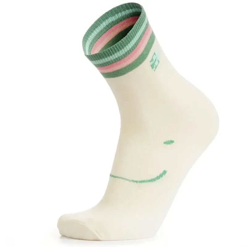 Чорапи за девојчиња „Eastbound“ во боја „Smile“, беж