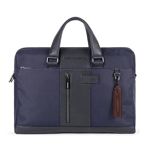 PIQUADRO Торбичка,Кожна,За Лаптоп,15.6 ",Piquadro, Ipad®, Ca3339Br2/Blu,41*31*10Цм,Т.Сина
