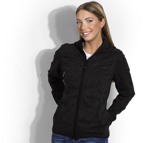 PUBLIK Дуксер, Женски, Со Патент И Качулка, Publik, Јoker Lady, 52.012.10-М, Црна