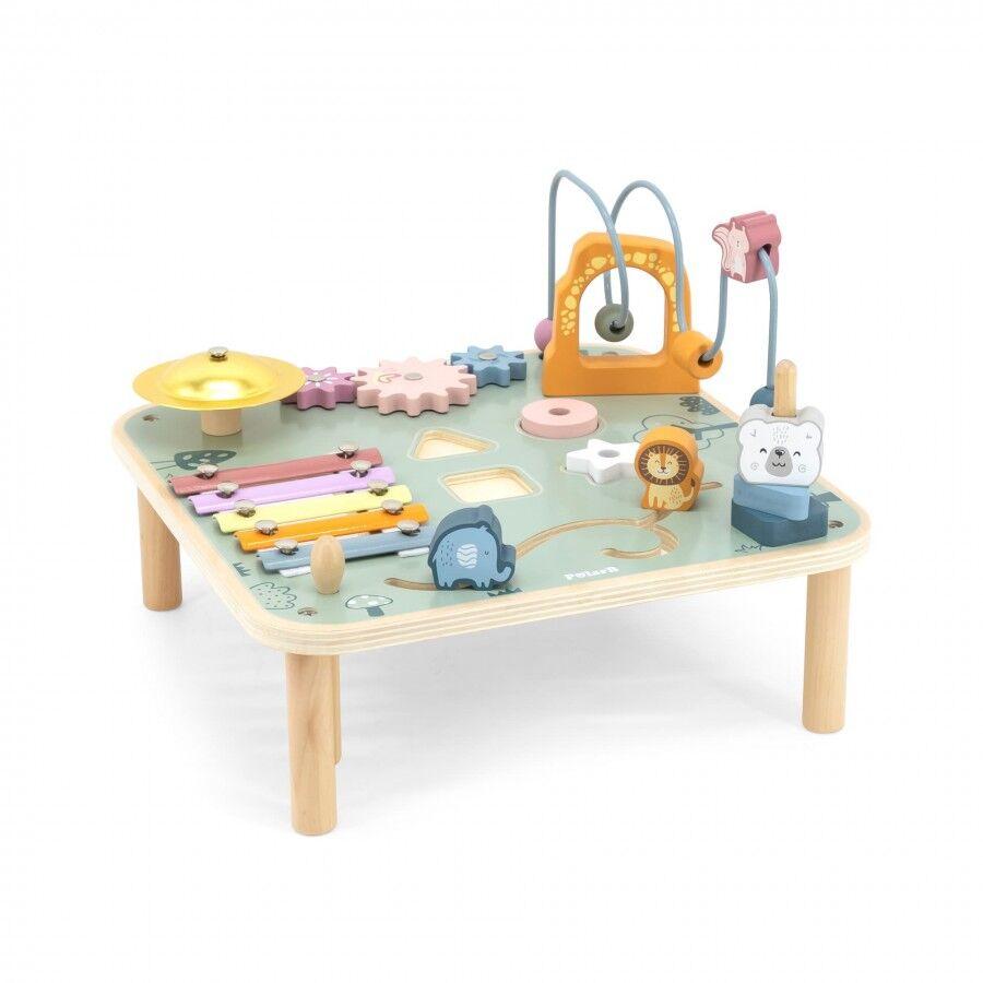 POLARB Дрвена Играчка Маса Multi Function Activity