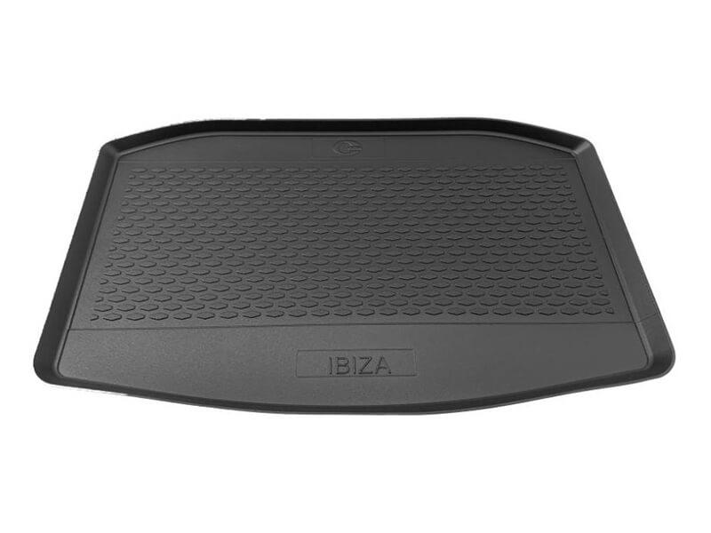 GUMARNY ZUBRI Патосница за багажник за Seat Ibiza по 2017 г., во  долна положба на багажникот, 1 број, црни