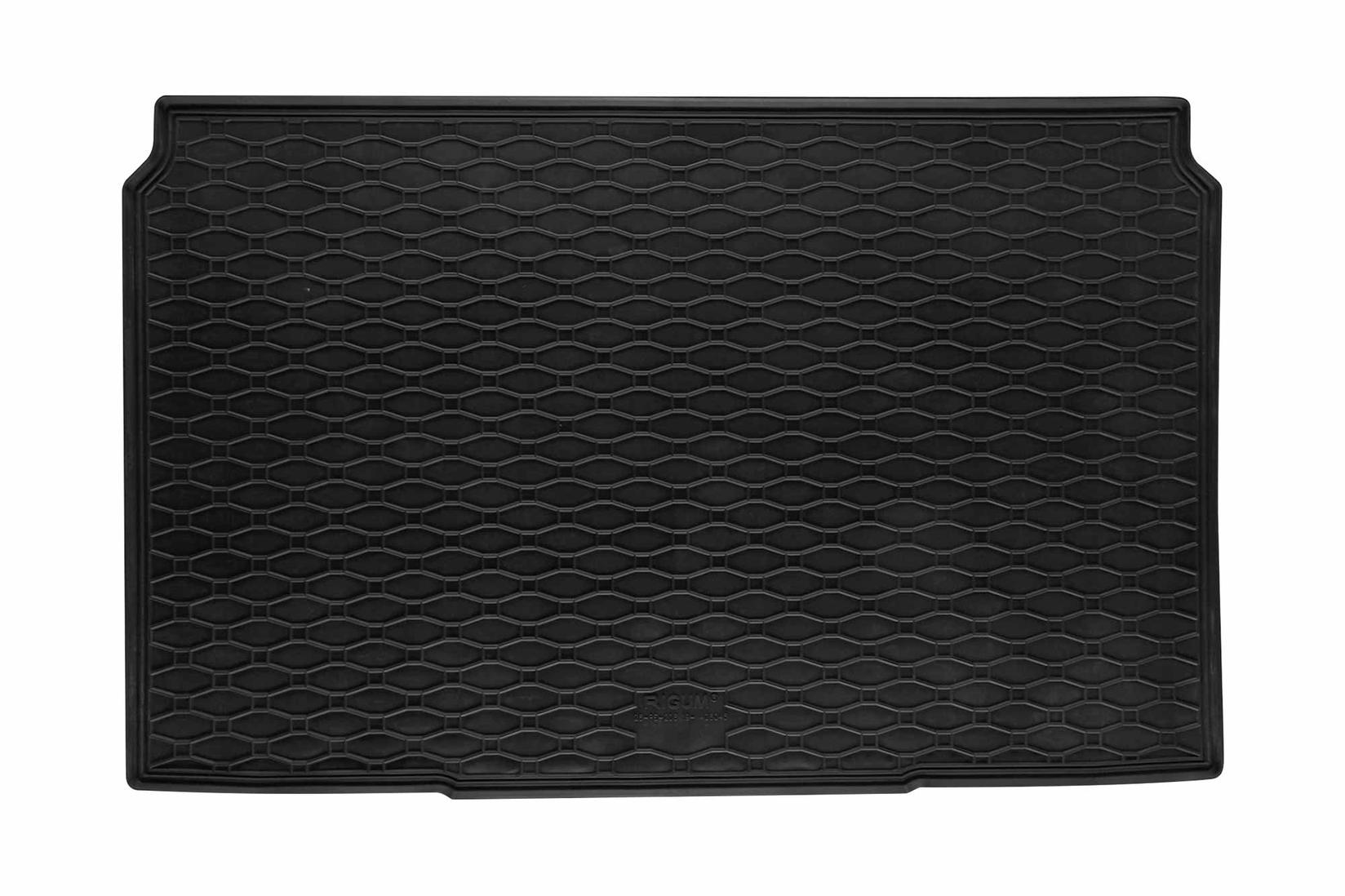RIGUM Гумена Патосница за багажник за Opel Corsa F по 2019 г., Corsa-e по 2020 г., Peugeot 208 по 2019 г.