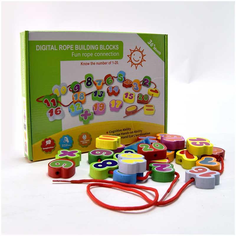 Блокови бројки со јаже