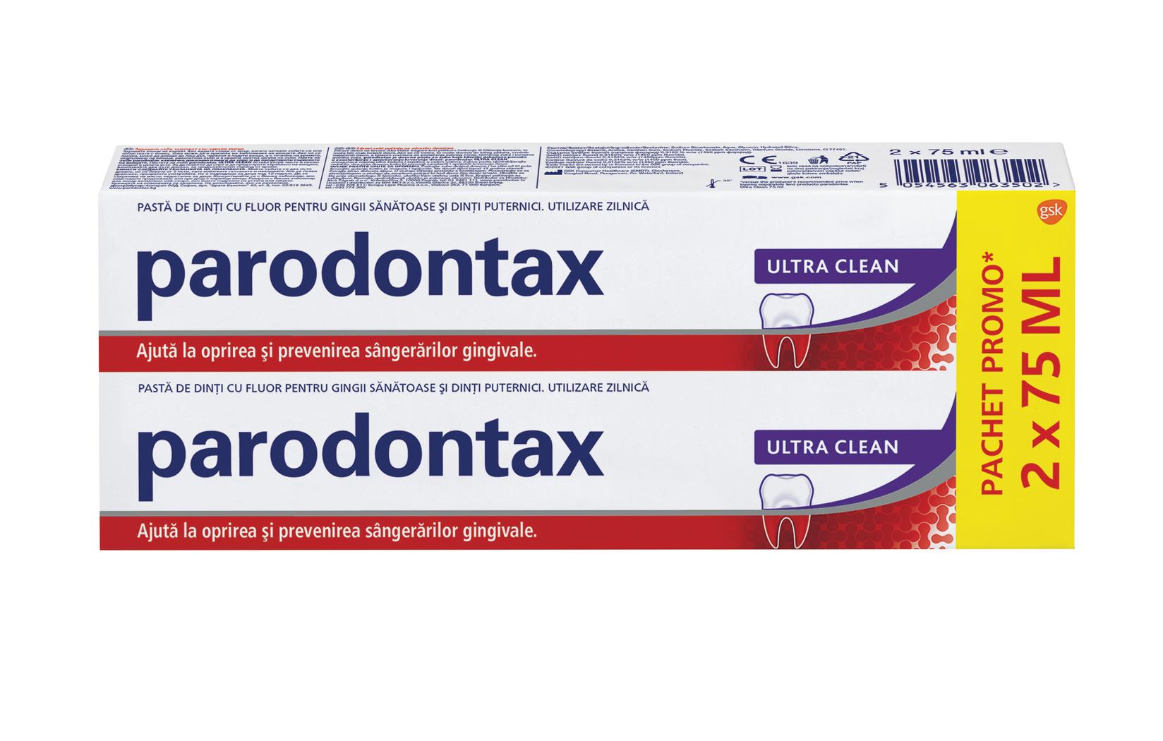 PARODONTAX Паста за заби Ултра Чиста 2x75 мл