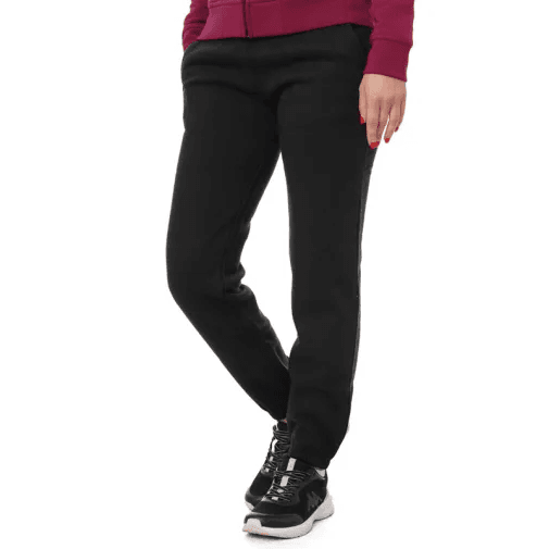 ROBE DI KAPPA Женски долен дел тренерки Elmire Brushed, Црни