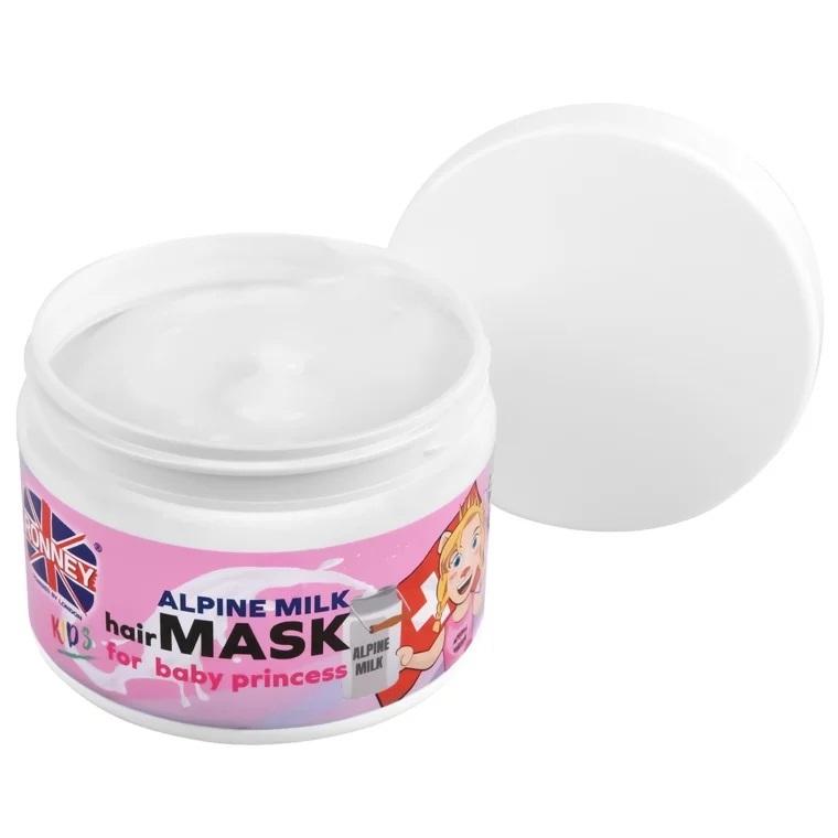 RONNEY Детска маска за коса - алпско млеко 300мл