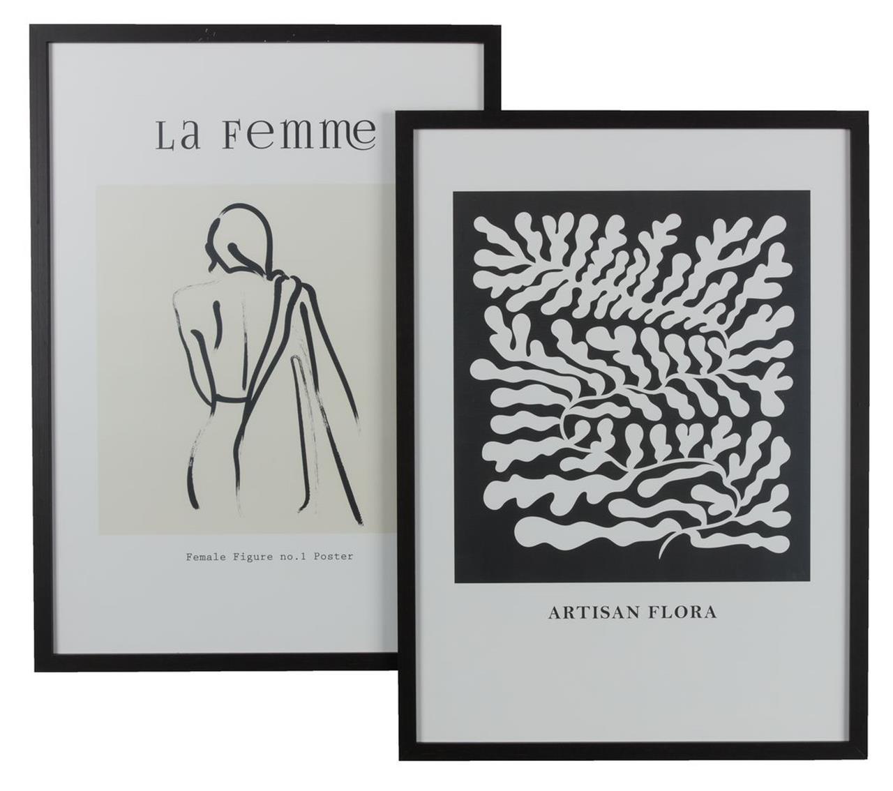 JYSK Рамка за слика OSCAR 50x70cm црна боја