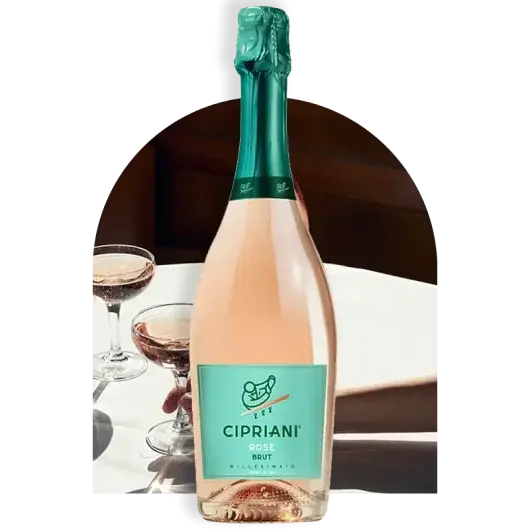 CIPRIANI Вино пенливо розе Prosecco Millesimato Brut DOC 750ml