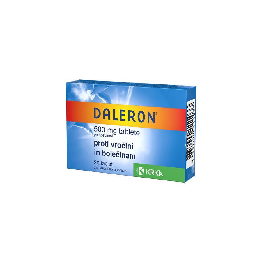 KRKA Далерон таблети таблета, 500 mg х 10 таблети