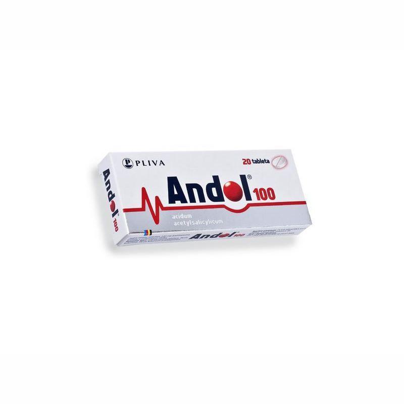 PLIVA Andol 100mg/ 20 таблети