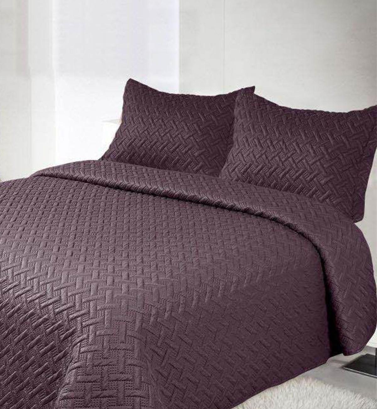 COMODITA HOME Сет покривач за душек 3D collection lavander 220x2