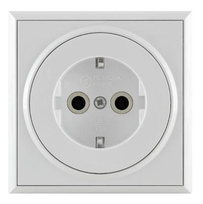 PREMIER Приклучок ii шуко керамика 11.01.050