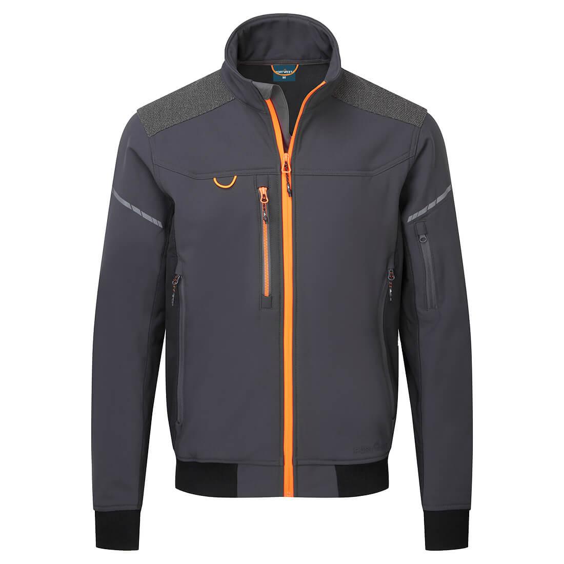 PORTWEST Машка јакна EV464 Softshell Bomber (3L), сива
