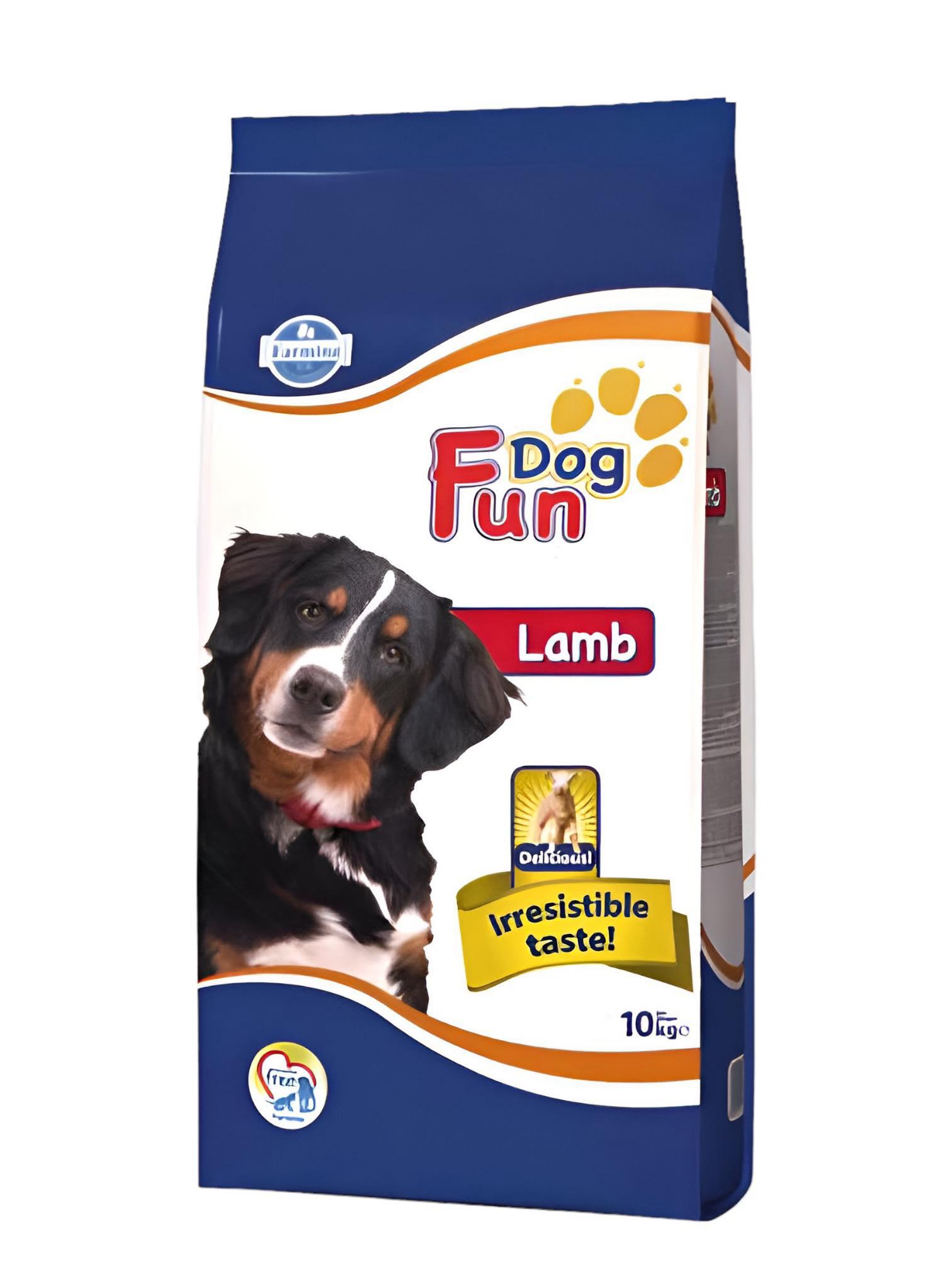 Гранули со јагнешко Fun Dog, вреќа 10кг.