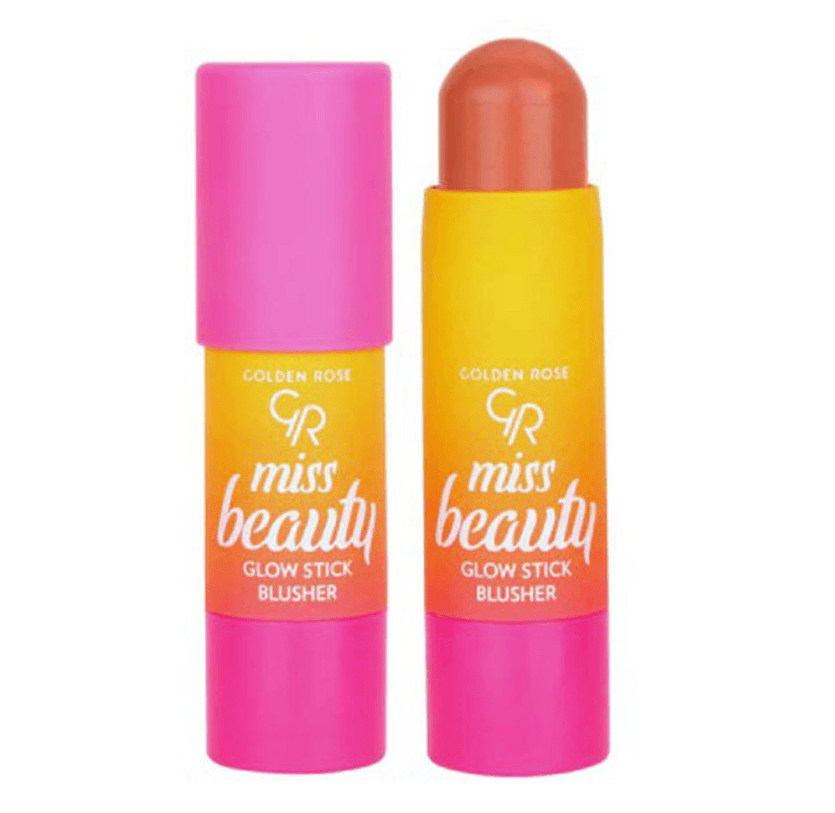 GOLDEN ROSE Руменило-стик Miss Beauty Glow Stick Blusher Peach Flash 2