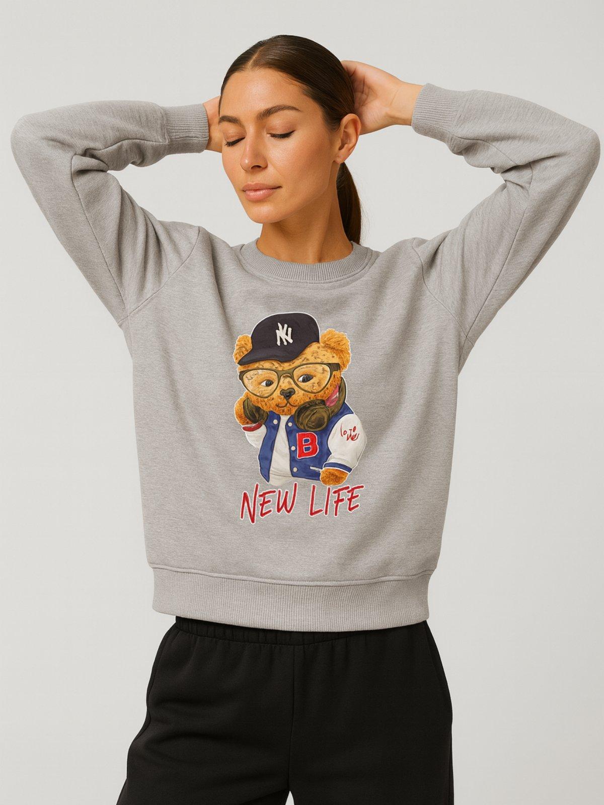 Iveri Блуза сива со мече