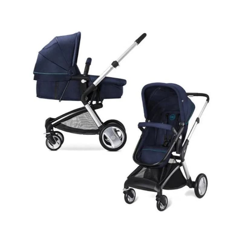 Cybex Количка за бебе Cura black rims / Blue Moon-navy blue