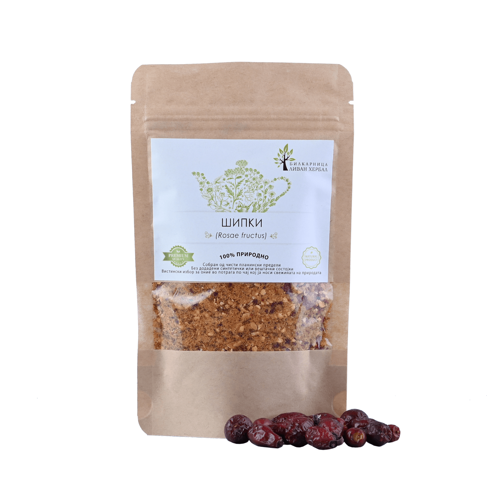 LIVAN HERBAL Шипки (Rosae fructus) 100гр.