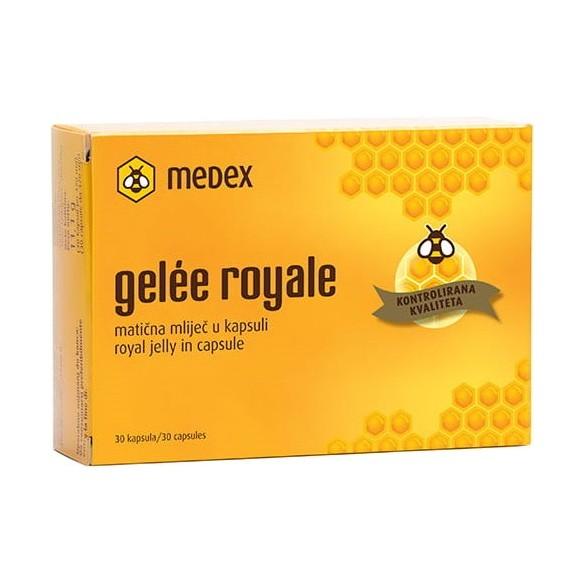 MEDEX Желе ројал капсули со матичен млеч 11,1гр