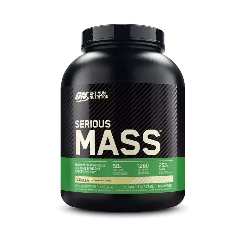 OPTIMUM NUTRITION Гејнер SERIOUS MASS, ванила, 2.7кг.