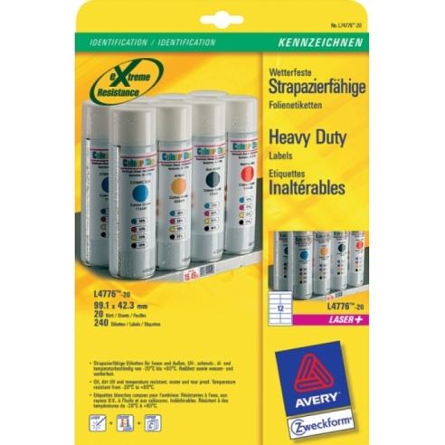 ZWECKFORM Етикети 4776 Л А4/20 99.1*42.3