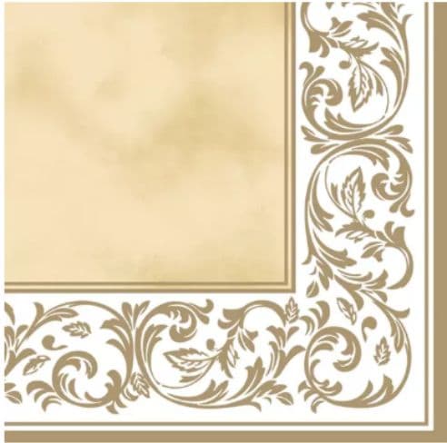 Салфети 33*33мм 1/20 Рококо етно шема