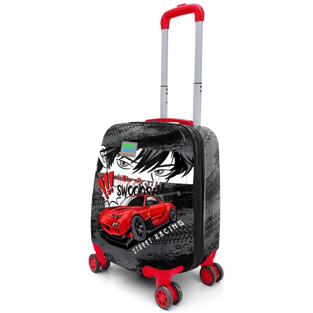 JAJGAN Куфер, 4 тркала, Тврда, Street racing, Coral High, 16738, 33*40*25цм