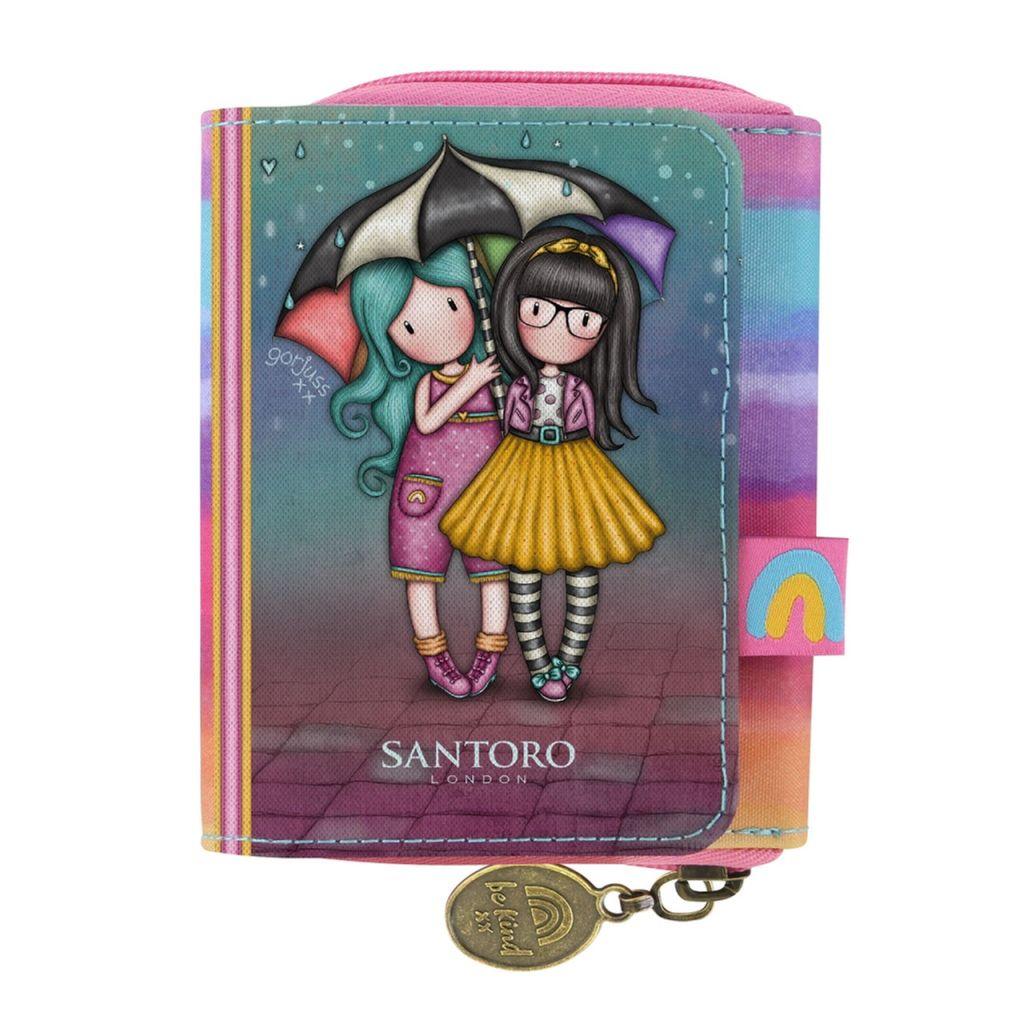 SANTORO Паричник, Детски, 1 Патент, Be Kind To Each Other, Gorjuss1204GJ02, 10x12x3цм