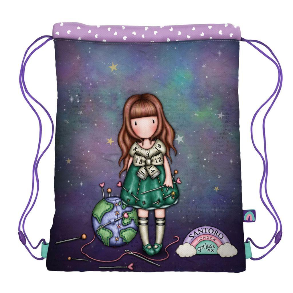 SANTORO Торба, За патики, Be Kind To Our Planet, Gorjuss, 1123GJ07, 32*41,5*1цм