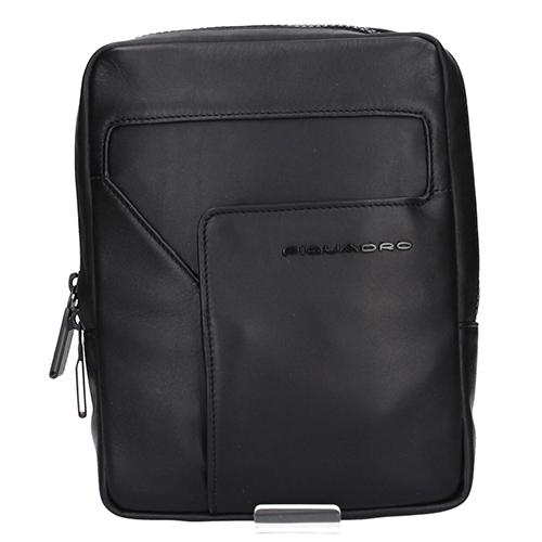 PIQUADRO Торбичка, За На Рамо , Кожа, , CA3084W119/N, Црна