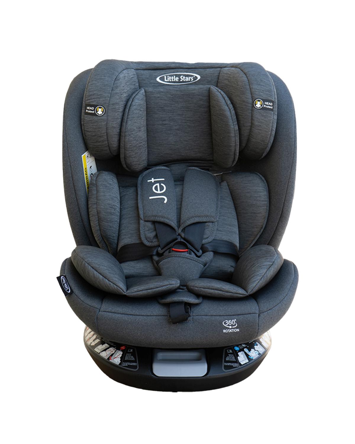 Little Stars Автоседиште Jet Isofix сиво