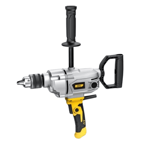 Deli Електрична Дупчалка-Мешалка EDL-DZ16-E1, 1200W, Жолта