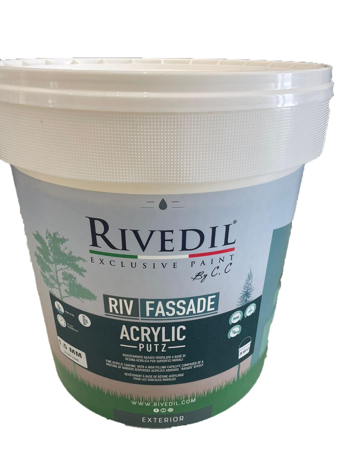 RIVEDIL Декоративен малтер абрип  25kg 1.5Mm(full)