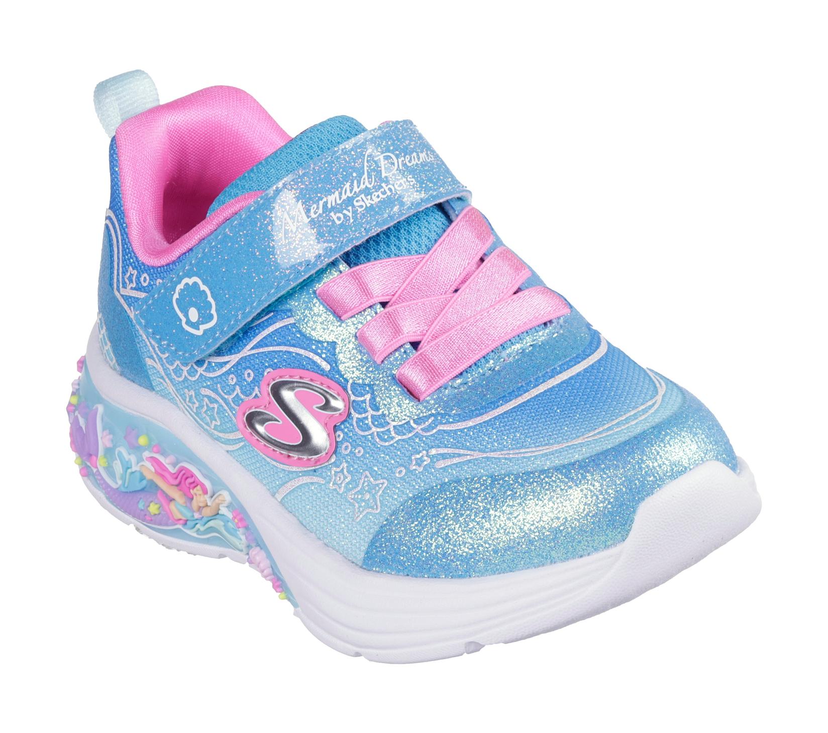 Skechers патики My Dreamers - Lil Mermaid за девојчиња, 303061N-BLMT, сини
