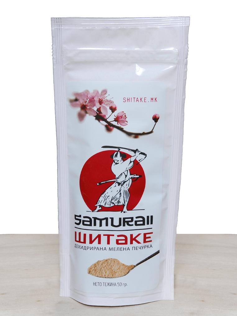 SAMURAII SHIITAKE Шитаке дехидрирана мелена 50гр