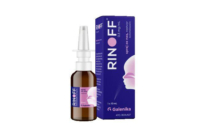 Galenika Rinoff 0.5 Mg/Ml Спреј за Нос за Деца 10Ml